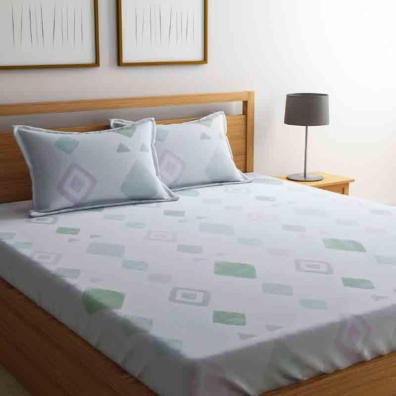 Buy Faint Rhombi Bedsheet Bedsheets from Vaaree