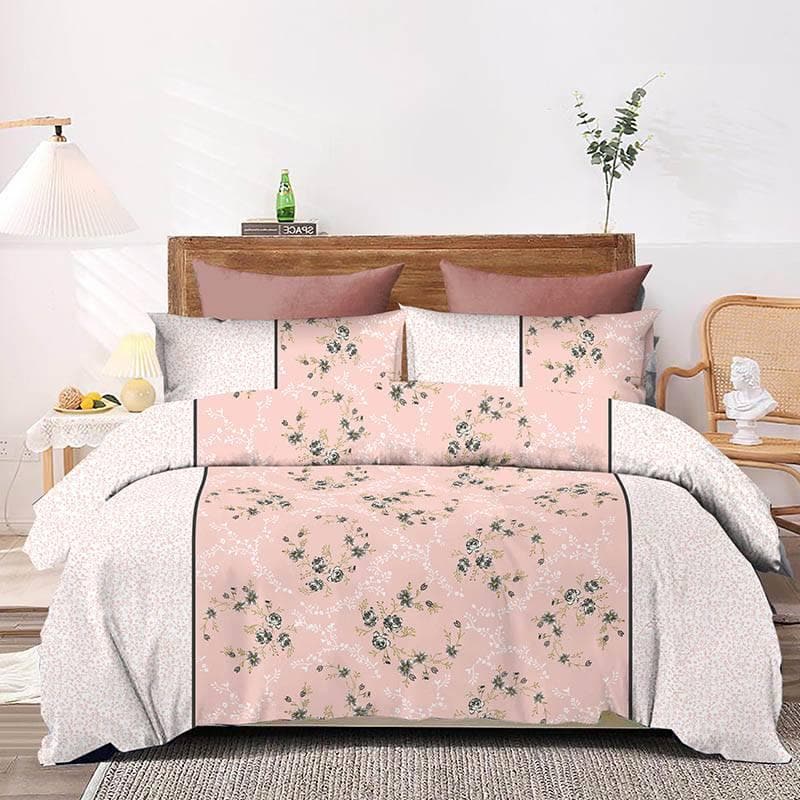 Buy Floral Bouquet Bedsheet- Peach Bedsheets from Vaaree