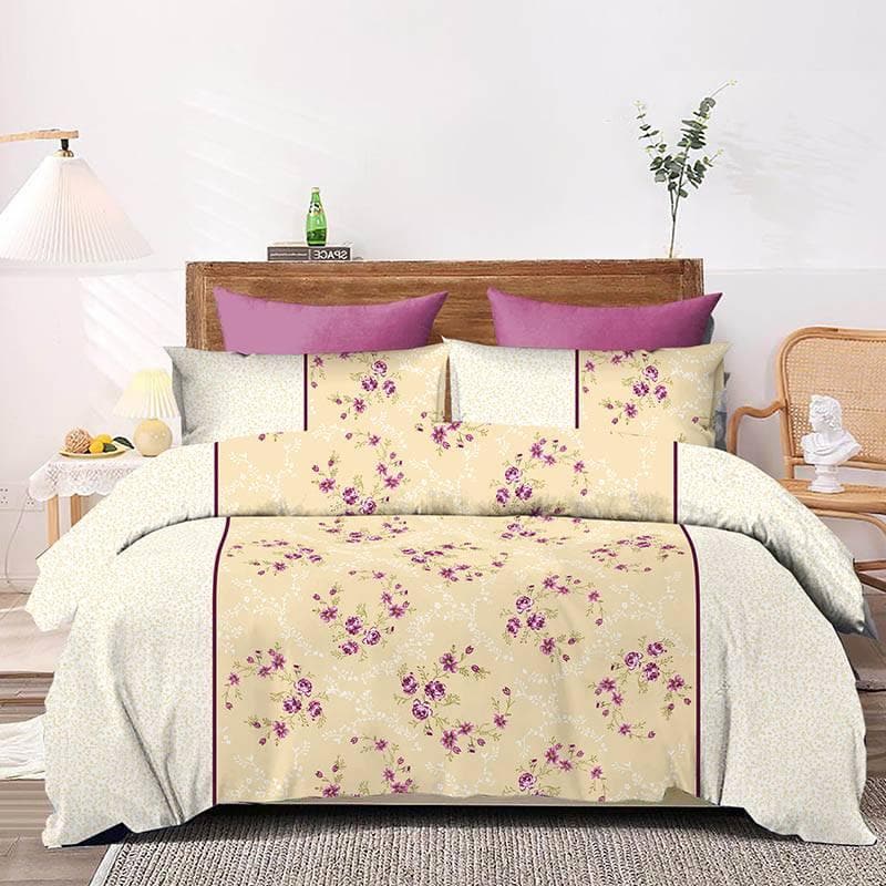 Buy Floral Bouquet Bedsheet- Yellow Bedsheets from Vaaree