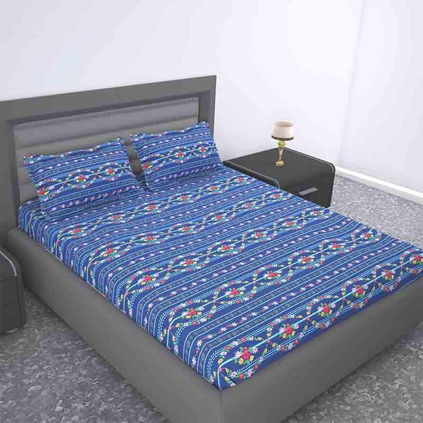 Buy Floral DNA Bedsheet Bedsheets from Vaaree