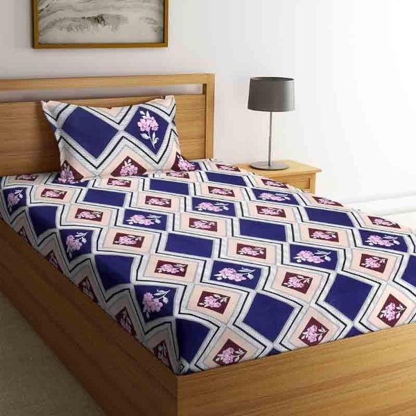 Buy Floral Frames Bedsheet Bedsheets from Vaaree