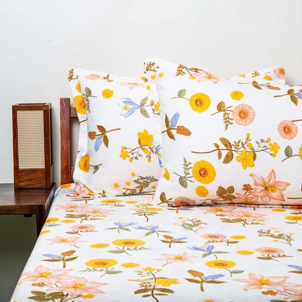 Bedsheets - Floral Land Bedsheet