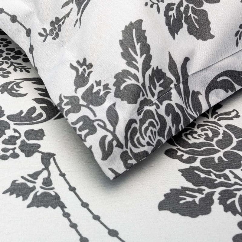 Buy Floral Monochrome Bedsheet Bedsheets from Vaaree