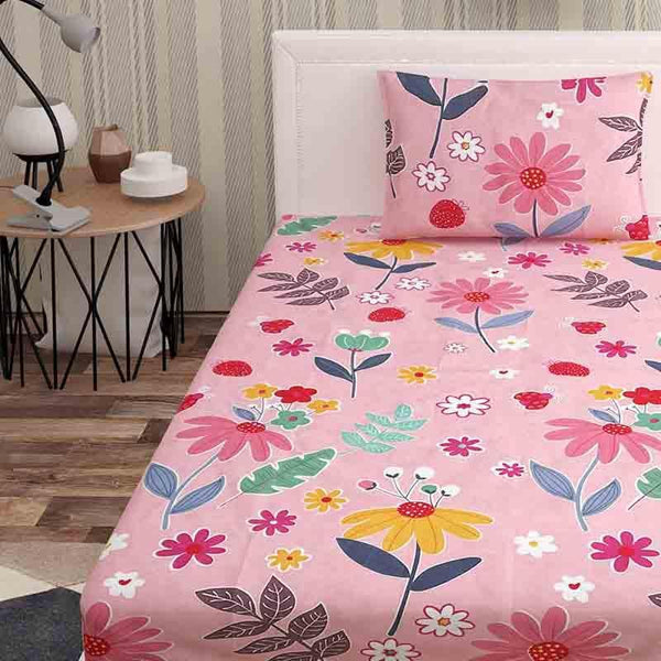 Bedsheets - Flower Tales Bedsheet