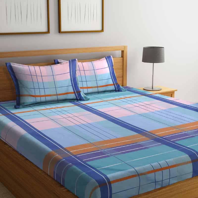 Buy Fusion Stripes Printed Bedsheet Bedsheets from Vaaree