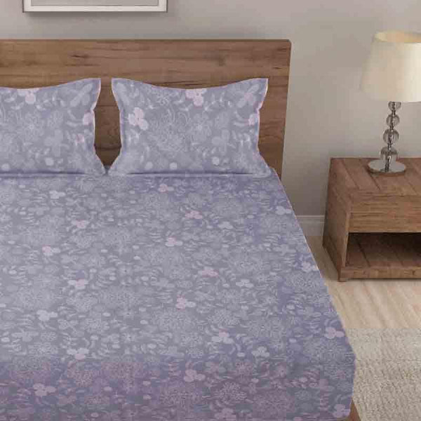 Buy Gairdín Bedsheet - Blue Bedsheets from Vaaree