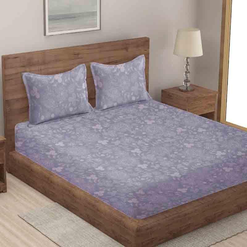 Buy Gairdín Bedsheet - Blue Bedsheets from Vaaree