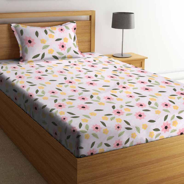 Buy Garden Of Pink Bedsheet Bedsheets from Vaaree