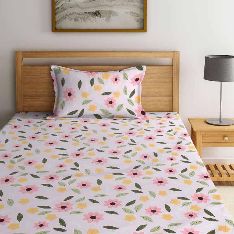 Buy Garden Of Pink Bedsheet Bedsheets from Vaaree