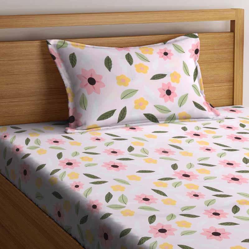 Buy Garden Of Pink Bedsheet Bedsheets from Vaaree