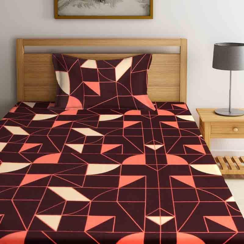 Buy Geometric Walls Bedsheet Bedsheets from Vaaree