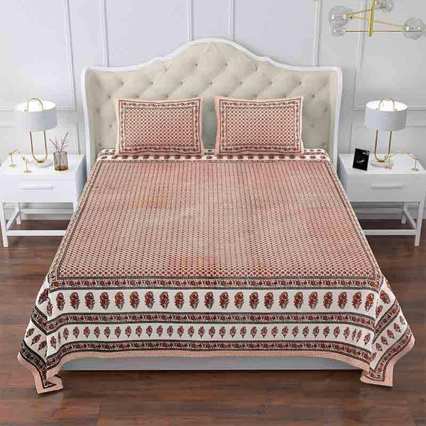 Buy Ghoomar Bedsheet - Red Bedsheets from Vaaree