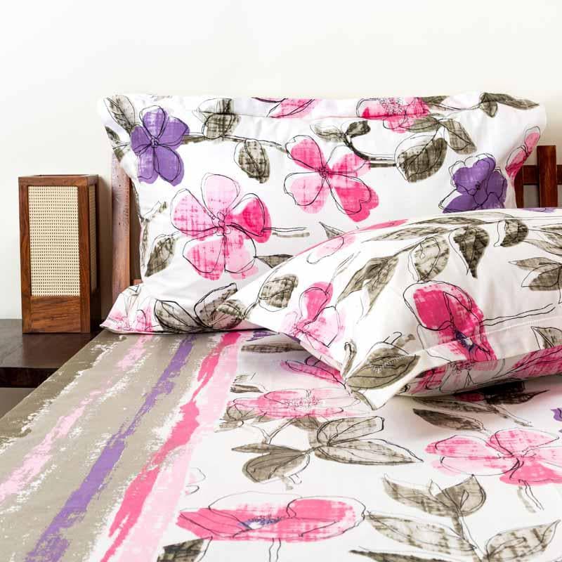 Buy Hana Printed Bedsheet Bedsheets from Vaaree