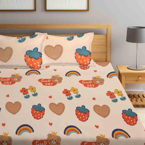 Buy Have A Good Day Bedsheet Bedsheets from Vaaree