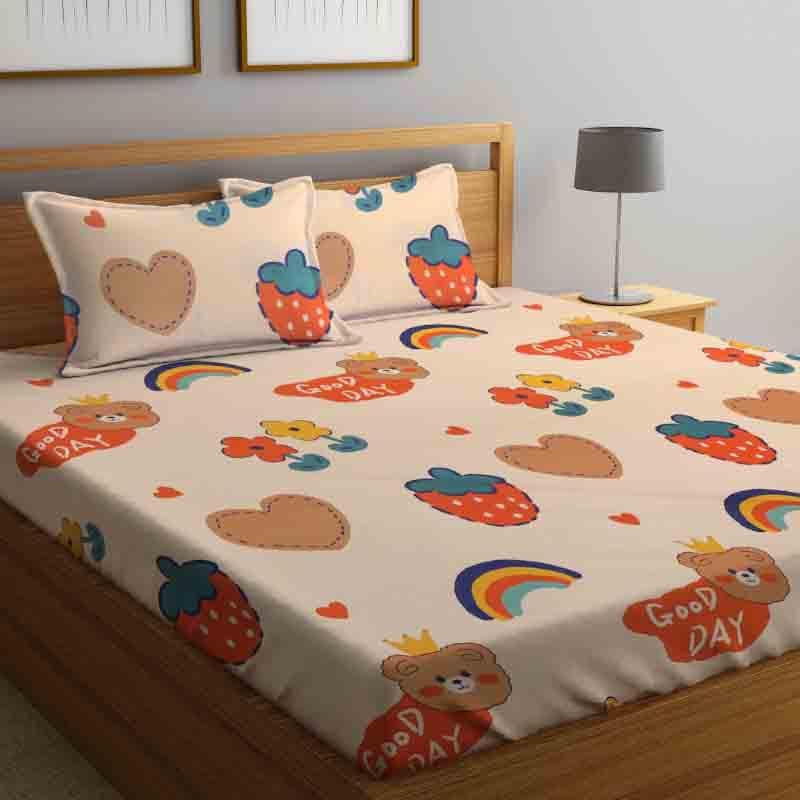 Buy Have A Good Day Bedsheet Bedsheets from Vaaree