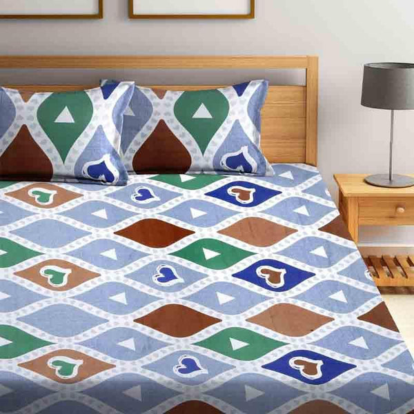 Buy Hearty Hearts Bedsheet Bedsheets from Vaaree