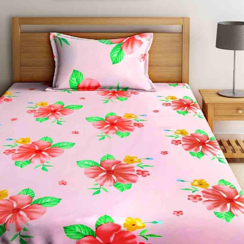 Buy Hibiscus Bedsheet Bedsheets from Vaaree