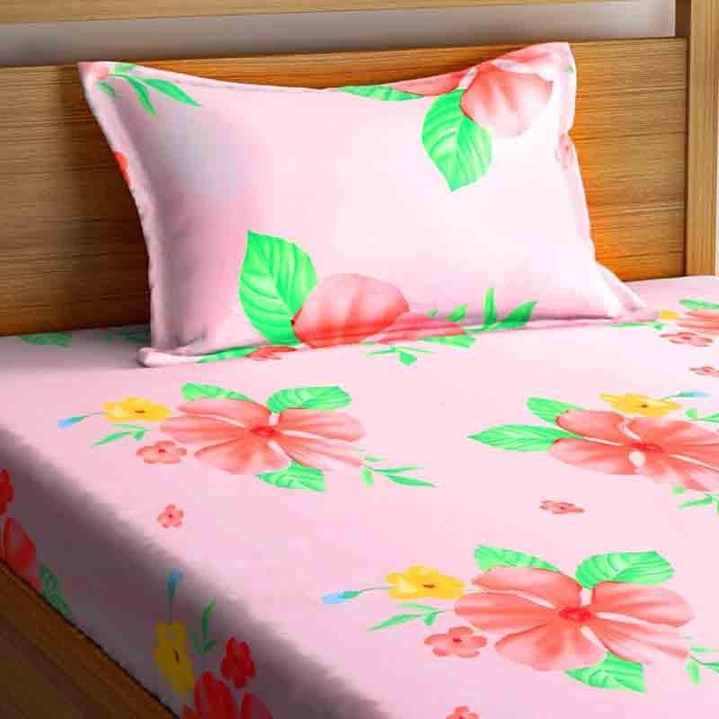 Buy Hibiscus Bedsheet Bedsheets from Vaaree