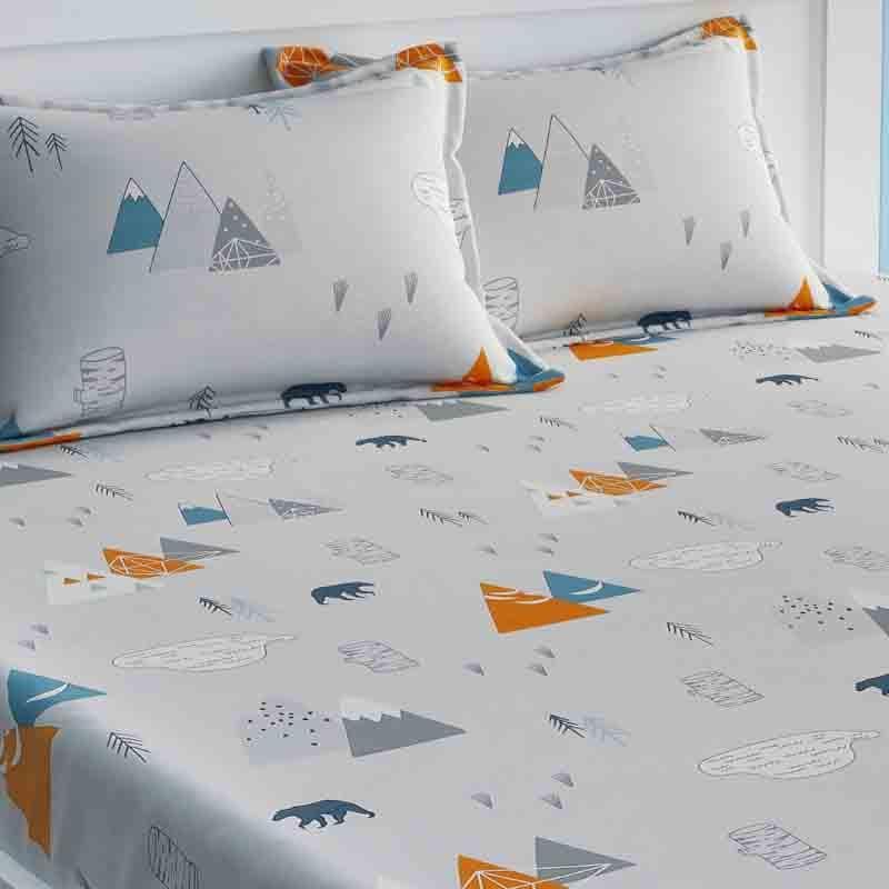 Buy Hilltop Views Bedsheet Bedsheets from Vaaree