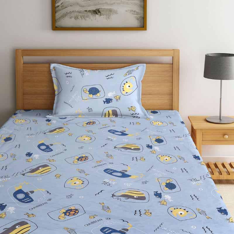 Buy Imaginations Fly Printed Bedsheet Bedsheets from Vaaree