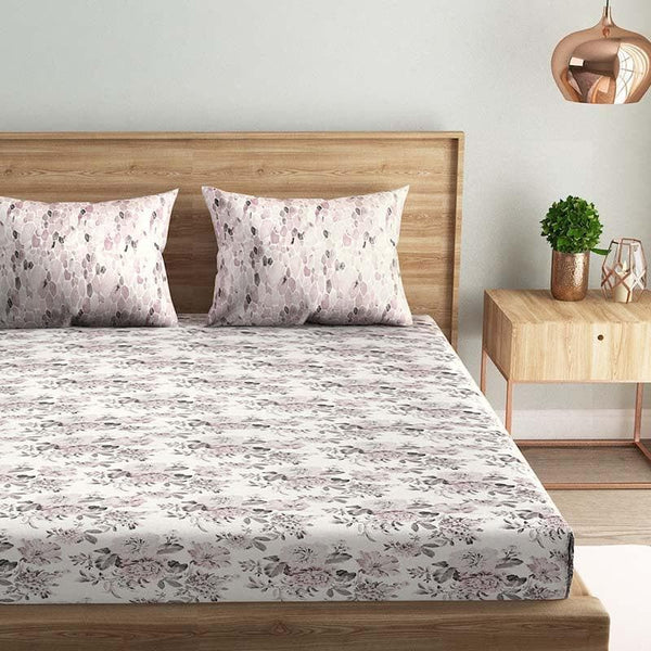 Buy Imperial Blossoms Bedsheet- Pink Bedsheets from Vaaree