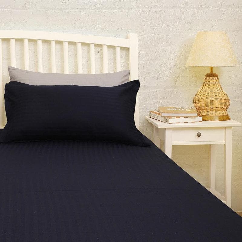 Buy Indigo Sateen Bedsheet Bedsheets from Vaaree