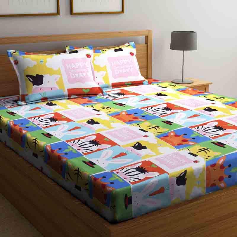 Buy Jungle Bundle Bedsheet - Double Bedsheets from Vaaree