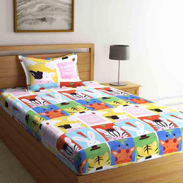 Buy Jungle Bundle Bedsheet - Single Bedsheets from Vaaree