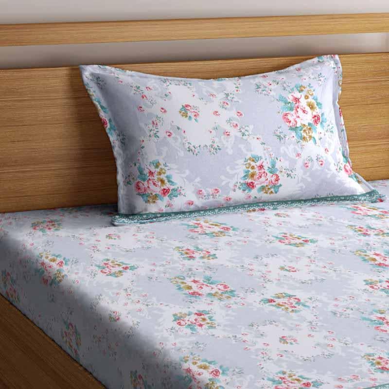 Buy Le Bouquet Printed Bedsheet Bedsheets from Vaaree