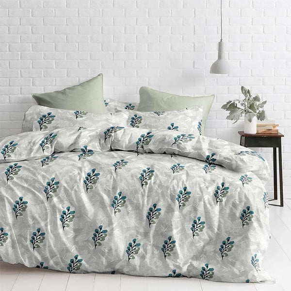 Buy Leafy Affair Bedsheet- Green Bedsheets from Vaaree