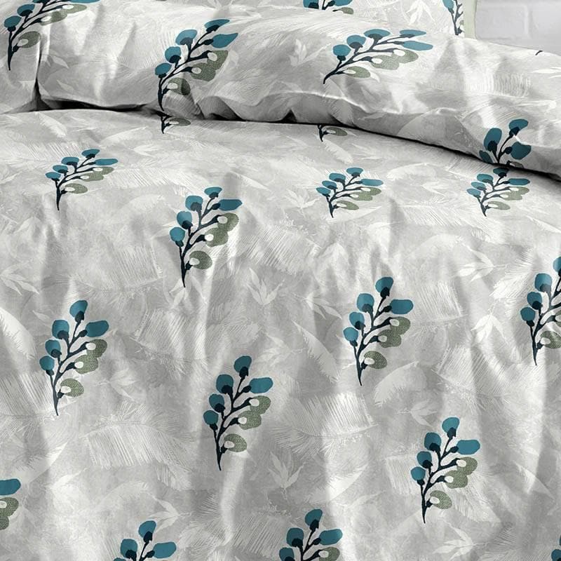 Buy Leafy Affair Bedsheet- Green Bedsheets from Vaaree