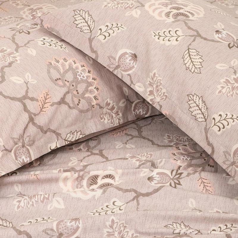 Buy Light Brown Floral Bedsheet Bedsheets from Vaaree