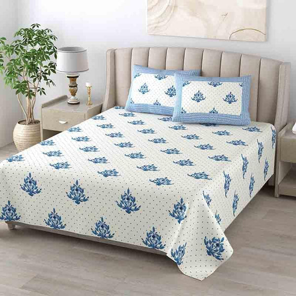 Buy Lotusey Bedsheet Bedsheets from Vaaree