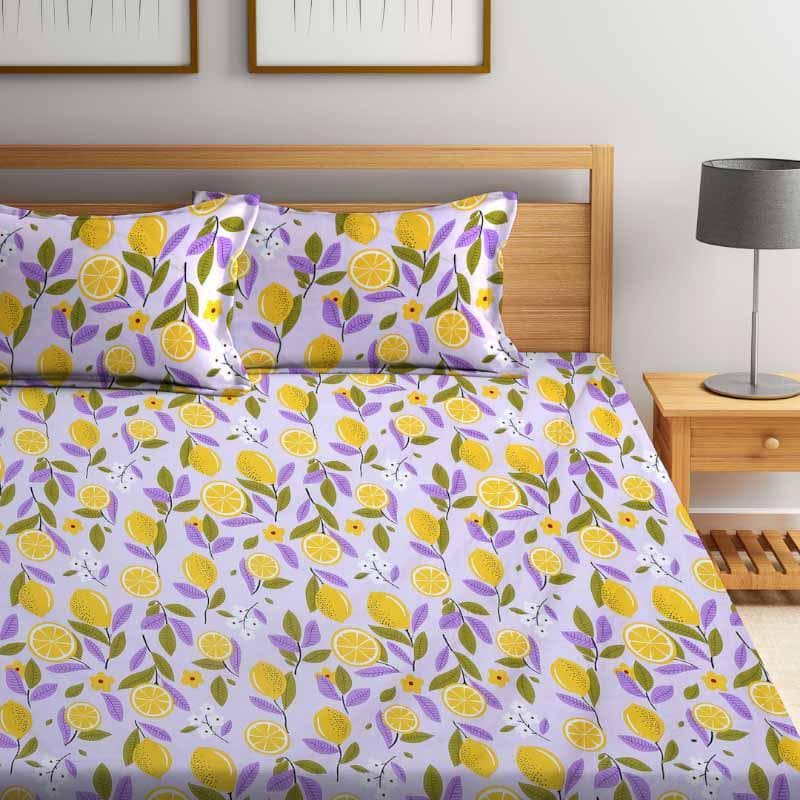 Buy Make A Lemonade Bedsheet Bedsheets from Vaaree