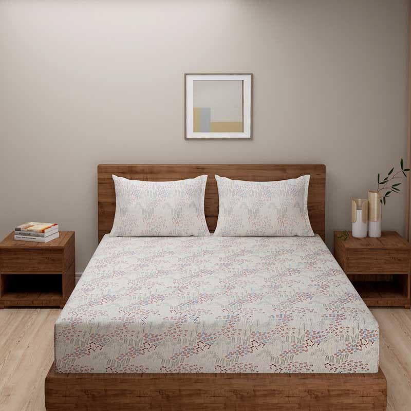 Bedsheets - Marbera Floral Printed Bedsheet