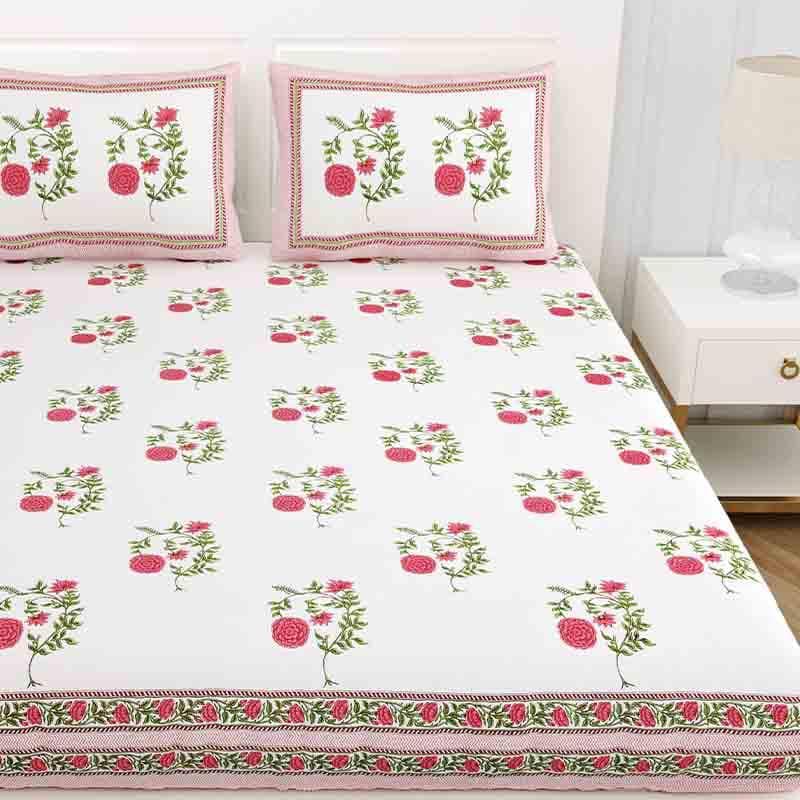 Buy Marigold Bedsheet - Pink Bedsheets from Vaaree