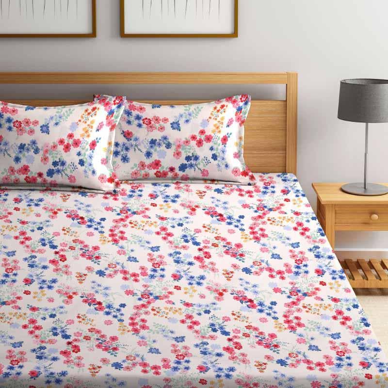 Buy Miniature Florals Printed Bedsheet Bedsheets from Vaaree