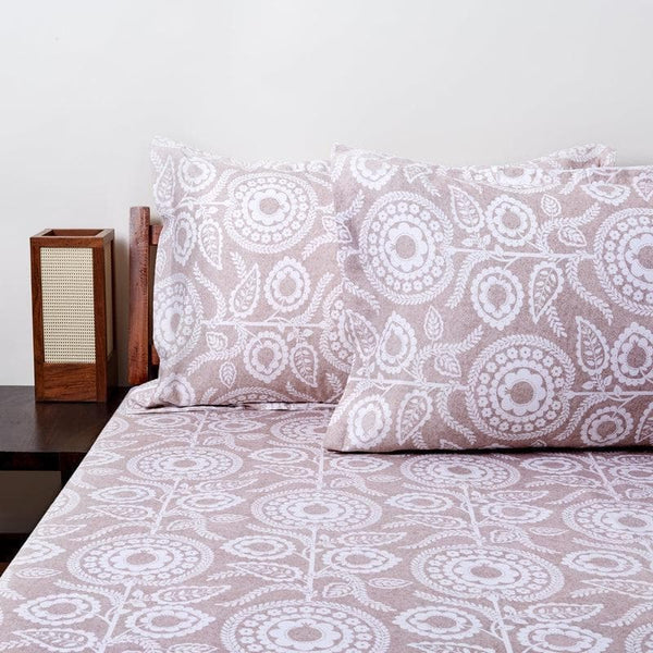 Bedsheets - Mizu Light Brown Bedsheet