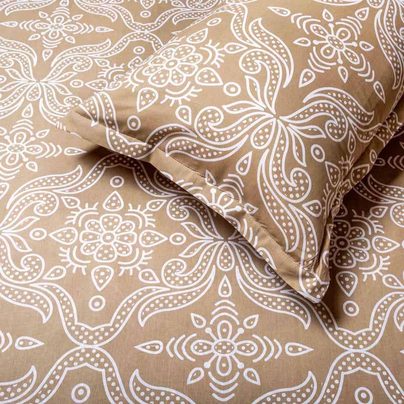 Buy Mughal-E-Azam Bedsheet - Brown Bedsheets from Vaaree