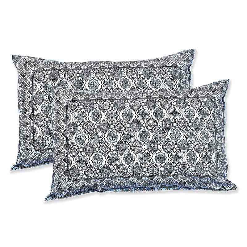 Buy Neelambari Jaipuri Bedsheet - Grey Bedsheets from Vaaree