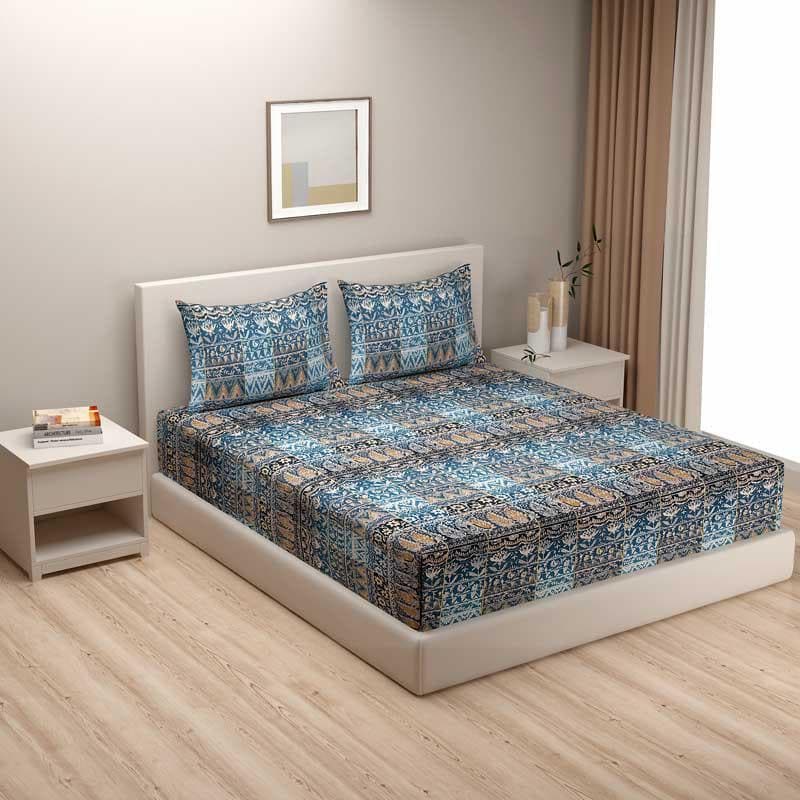 Buy Old Gem Printed Bedsheet Bedsheets from Vaaree