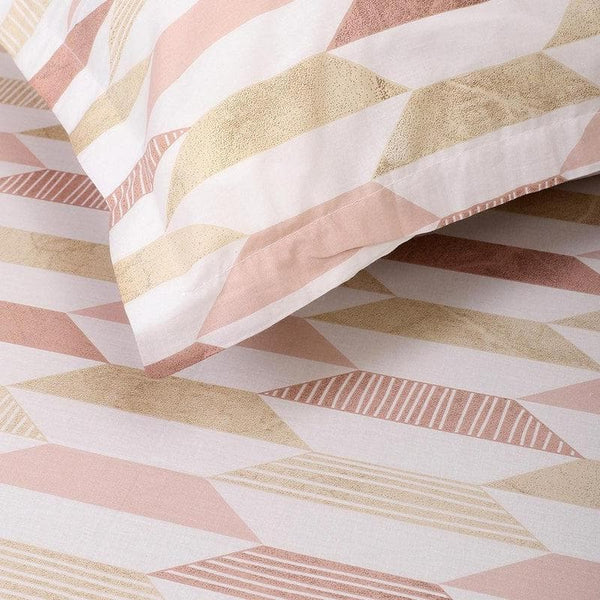 Bedsheets - Orange Tessellated Modern Bedsheet
