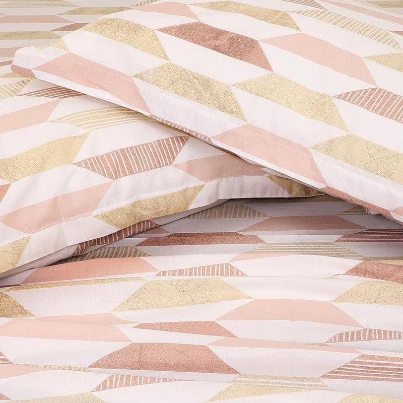 Bedsheets - Orange Tessellated Modern Bedsheet