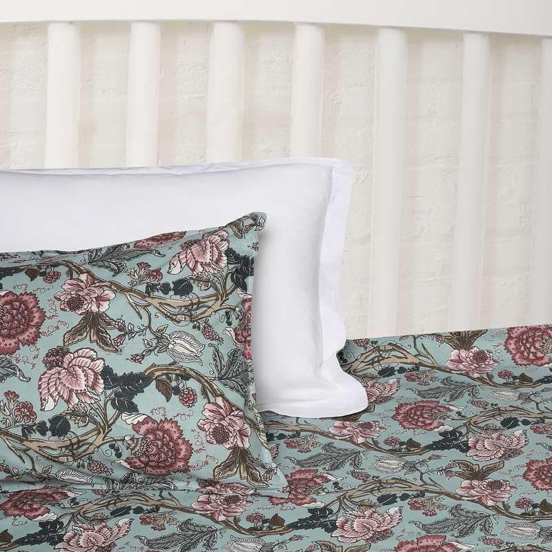 Buy Ornamental Floral Bedsheet Bedsheets from Vaaree