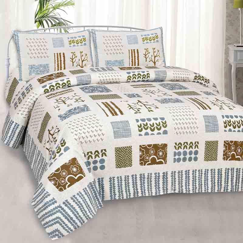 Buy Pastel Patches Bedsheet Bedsheets from Vaaree