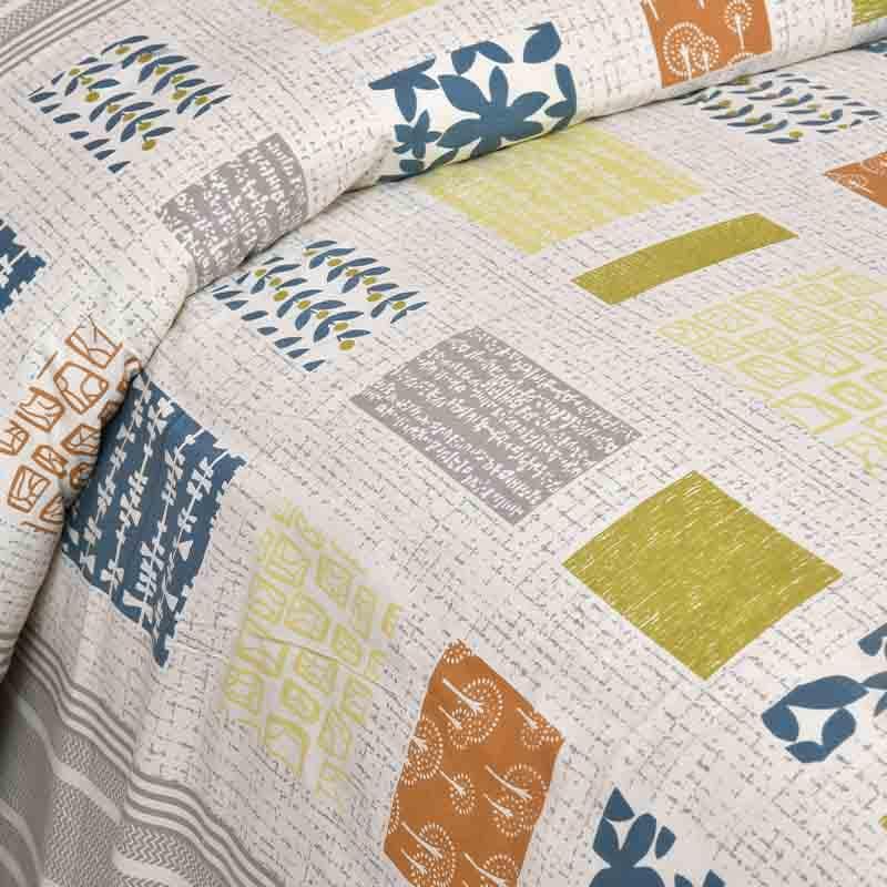 Buy Patch Match Bedsheet - Grey Bedsheets from Vaaree