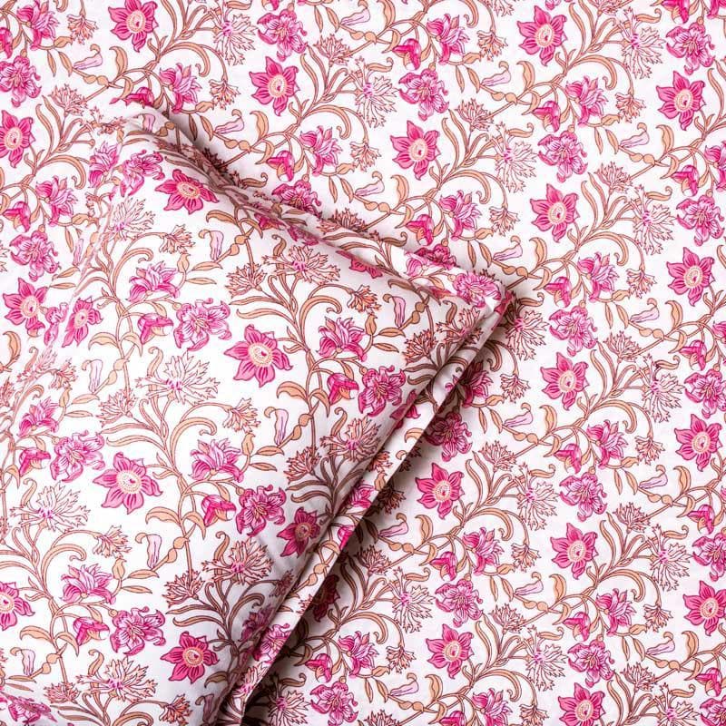 Buy Pink Parade Bedsheet Bedsheets from Vaaree