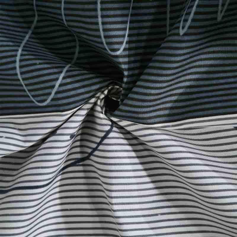 Buy Pinstripes Drama Bedsheet Bedsheets from Vaaree