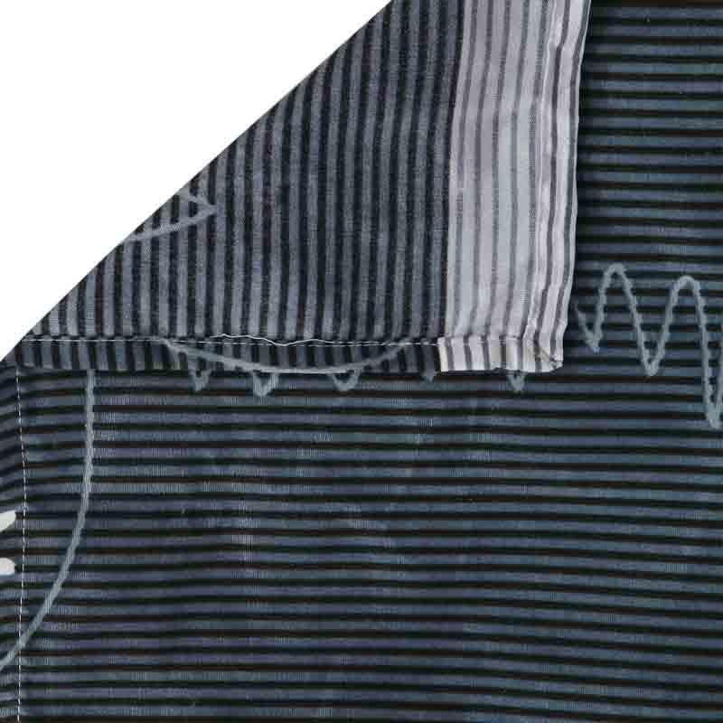 Buy Pinstripes Drama Bedsheet Bedsheets from Vaaree