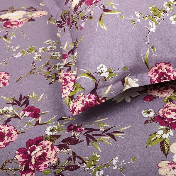 Bedsheets - Plum Rose Bedsheet